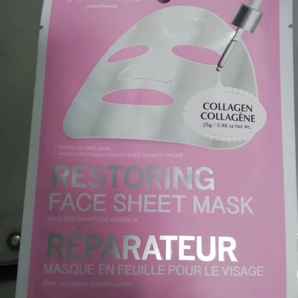 Korean Restoring Face Sheet Mask X3 photo 1