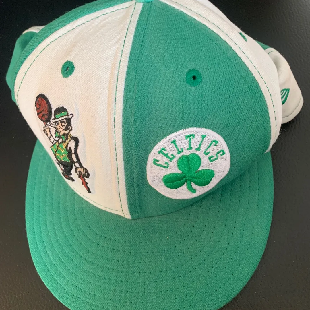 A stupid boston celtics baseball hat cap. gently used. size 7... photo 1