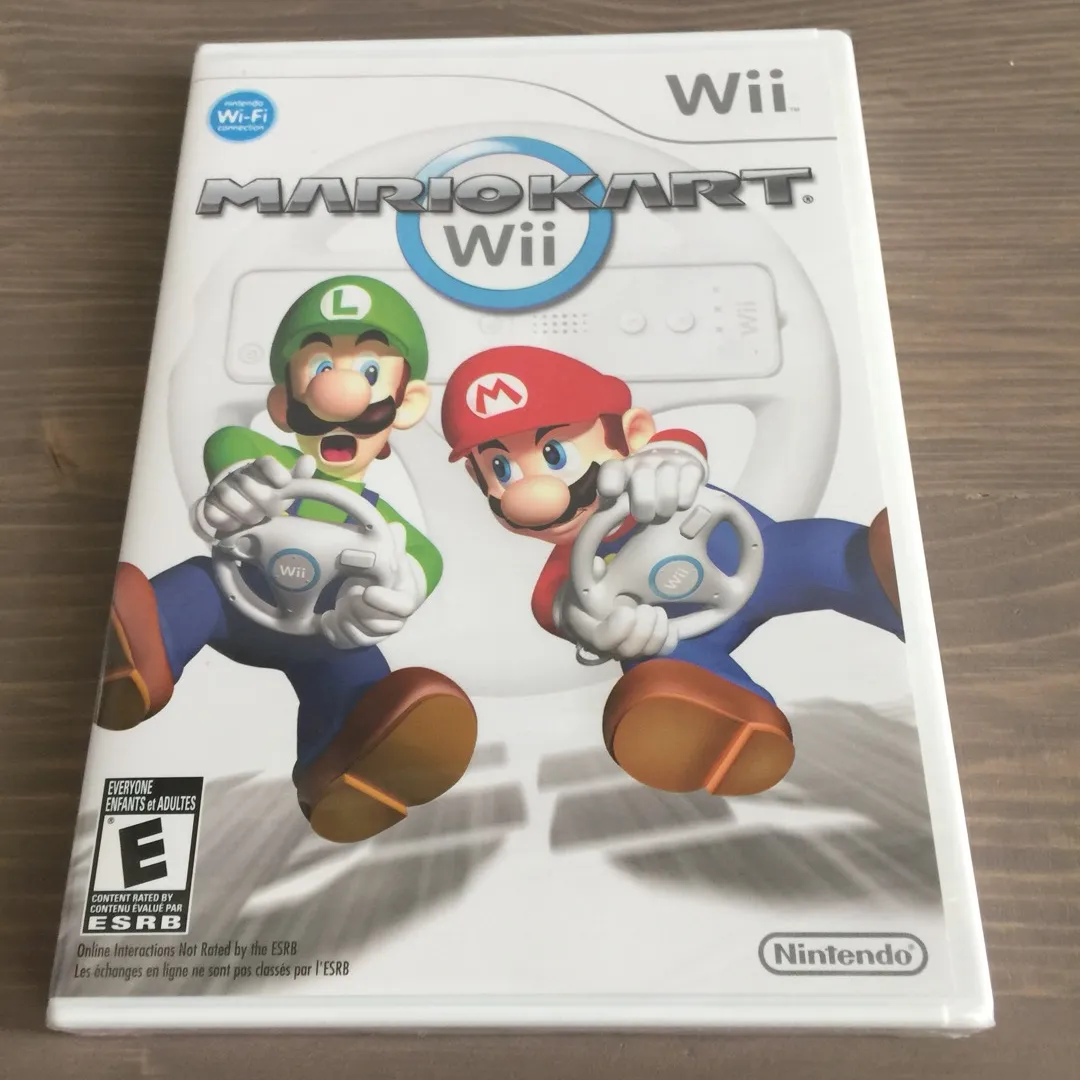 Brand new Mario Kart Nintendo Wii video game photo 1