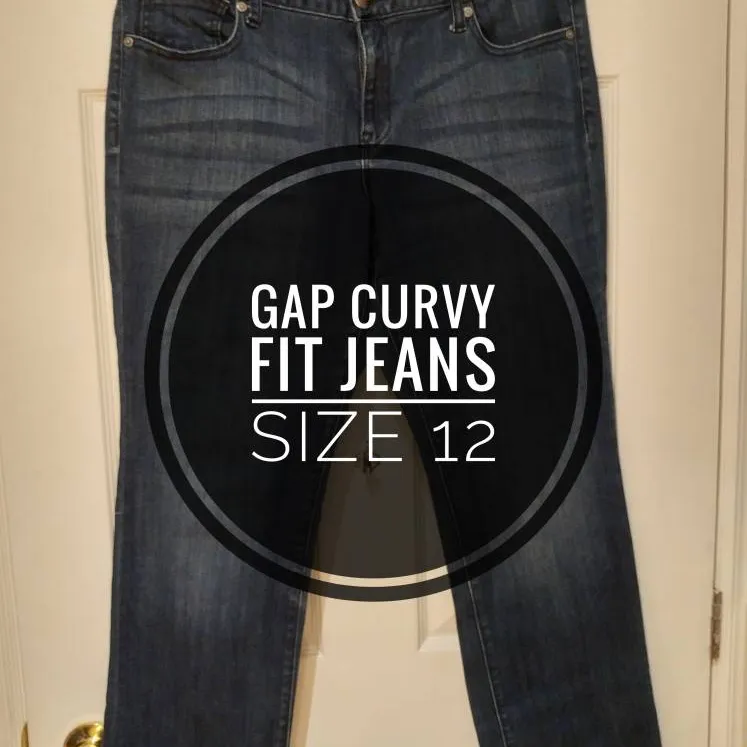 Gap sz 12 Curvy fit jeans photo 1