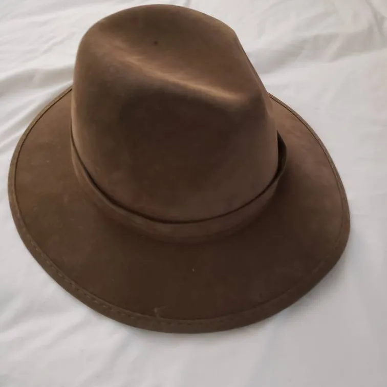 Brown Suede Hat photo 1
