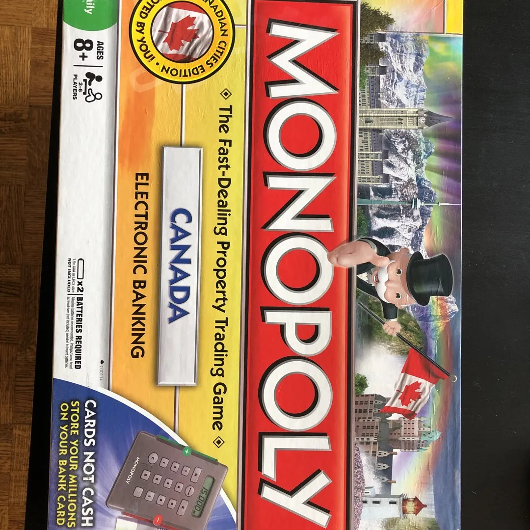 Monopoly -Canada Boardgame photo 1