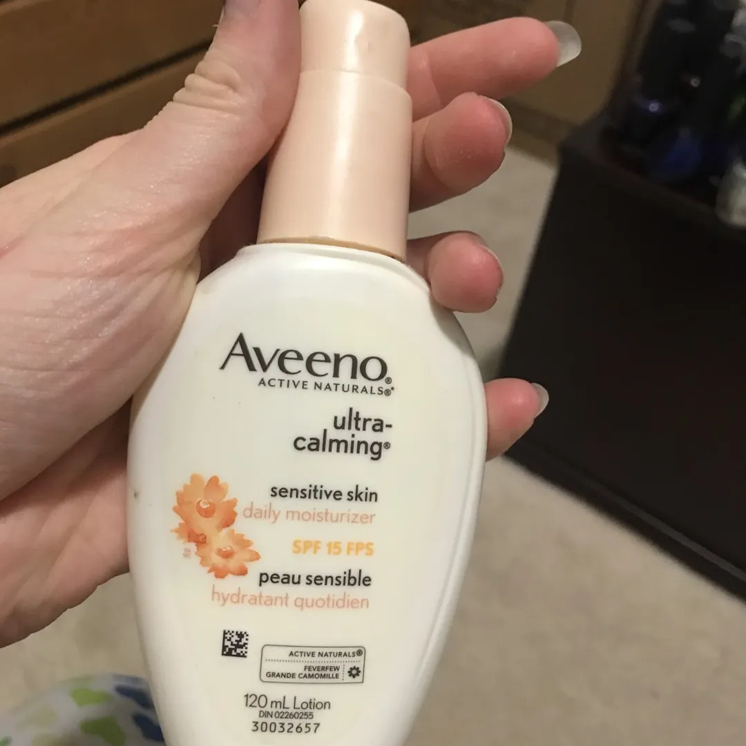Partial Bottle Of Micellar Water And Aveeno Lotion photo 3