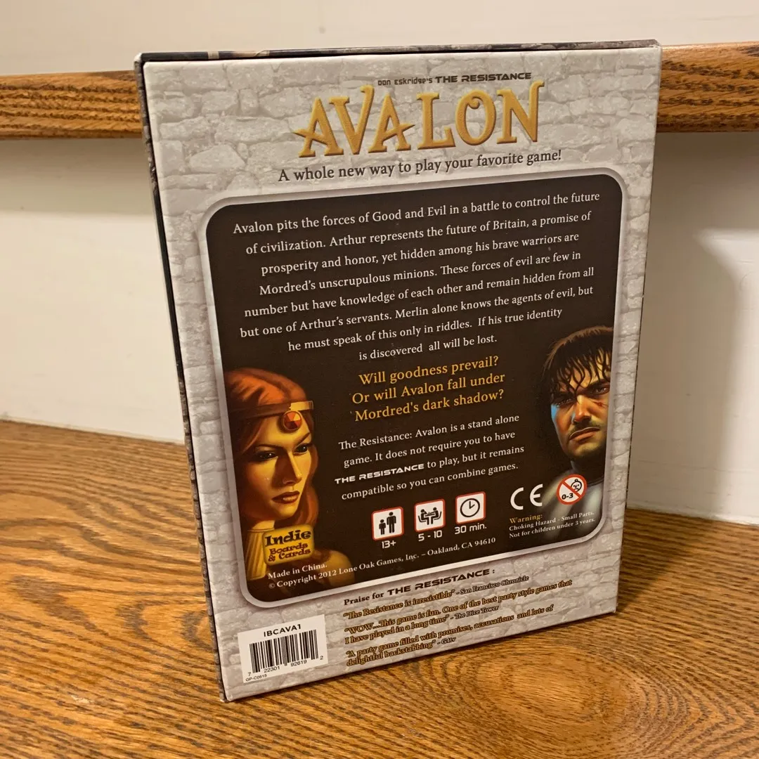 The Resistance Avalon Board Game Complete photo 3