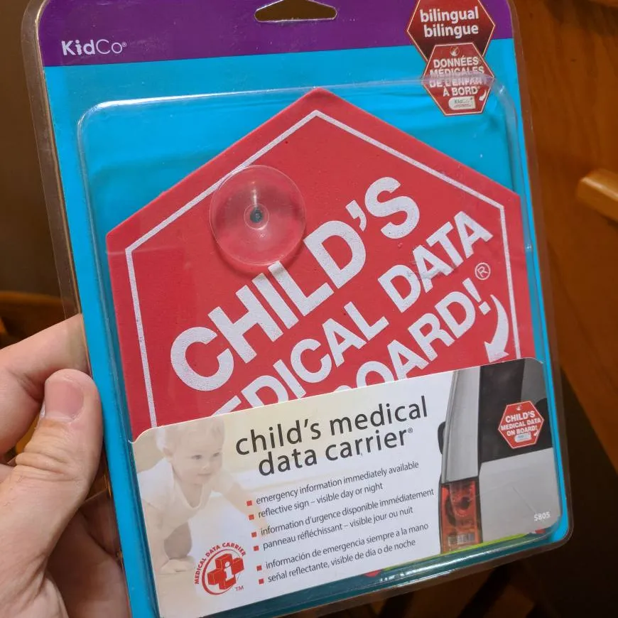 Child's Medical Data Carrier photo 1