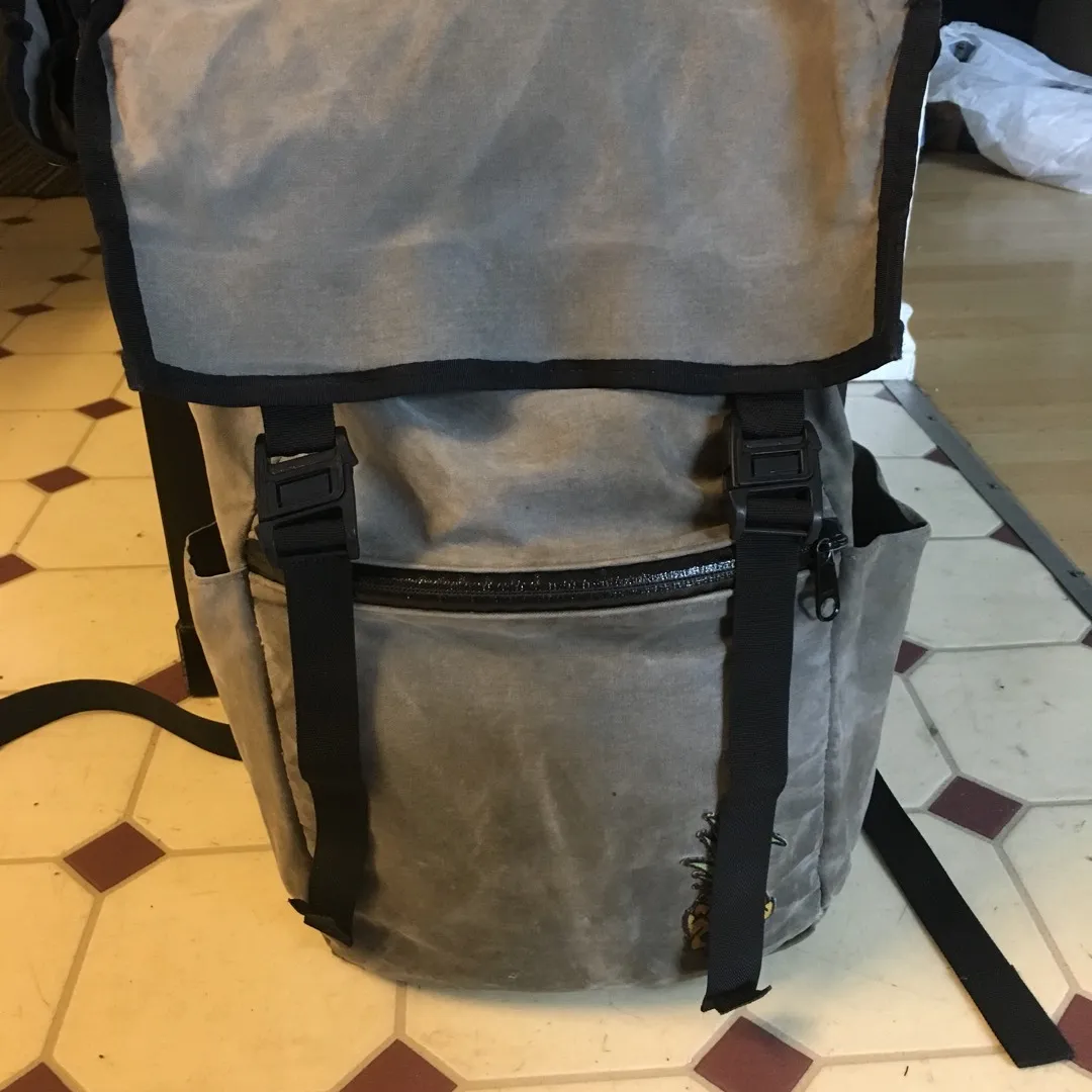 YNOT Waxed Canvas Backpack photo 3