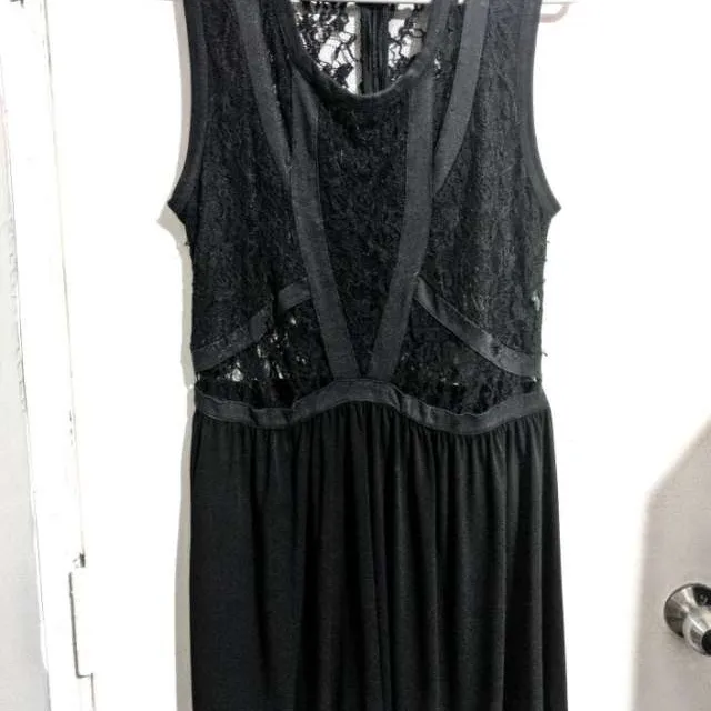 XL Black Lace Bondage Dress 👗 photo 1