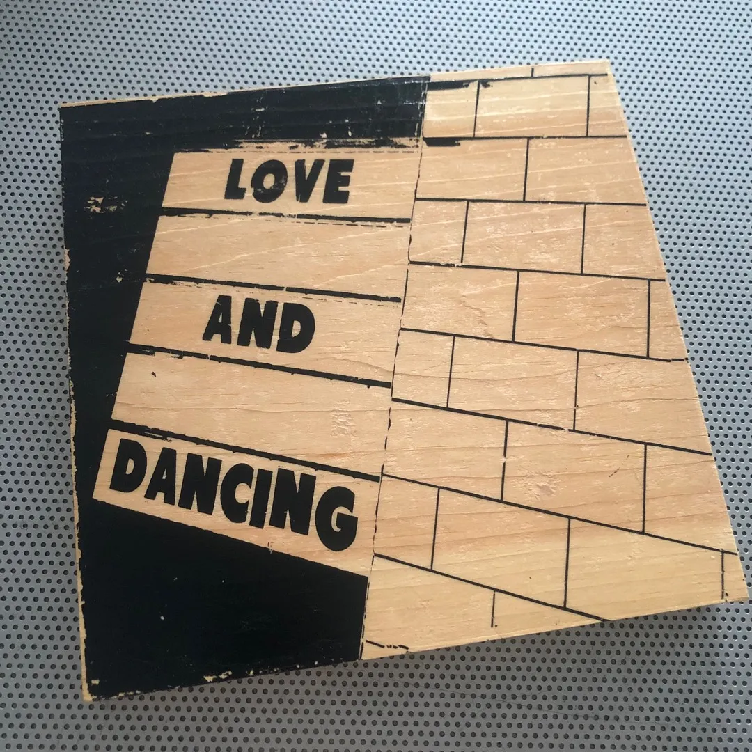 Love And Dancing Wood Block Art photo 1