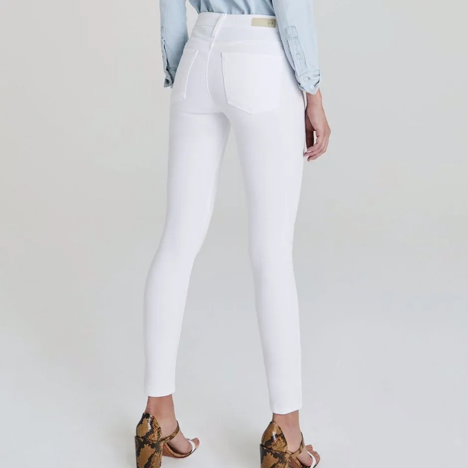 AG Jeans The Farrah Skinny High Rise in White 24 photo 3