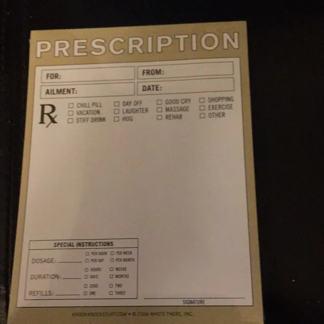 Mood Prescription Pad photo 1