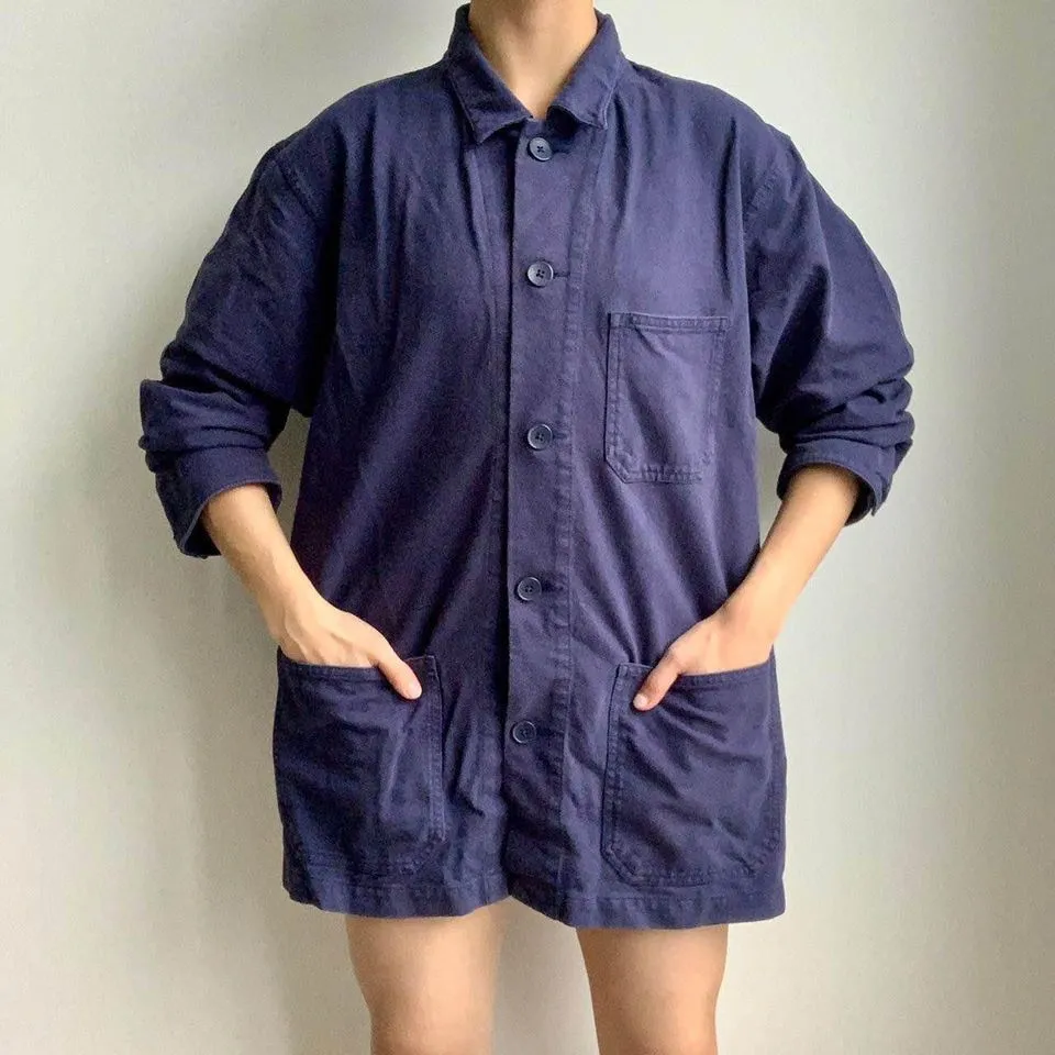Uniqlo - Classic Fit Navy Flannel Shirt photo 3