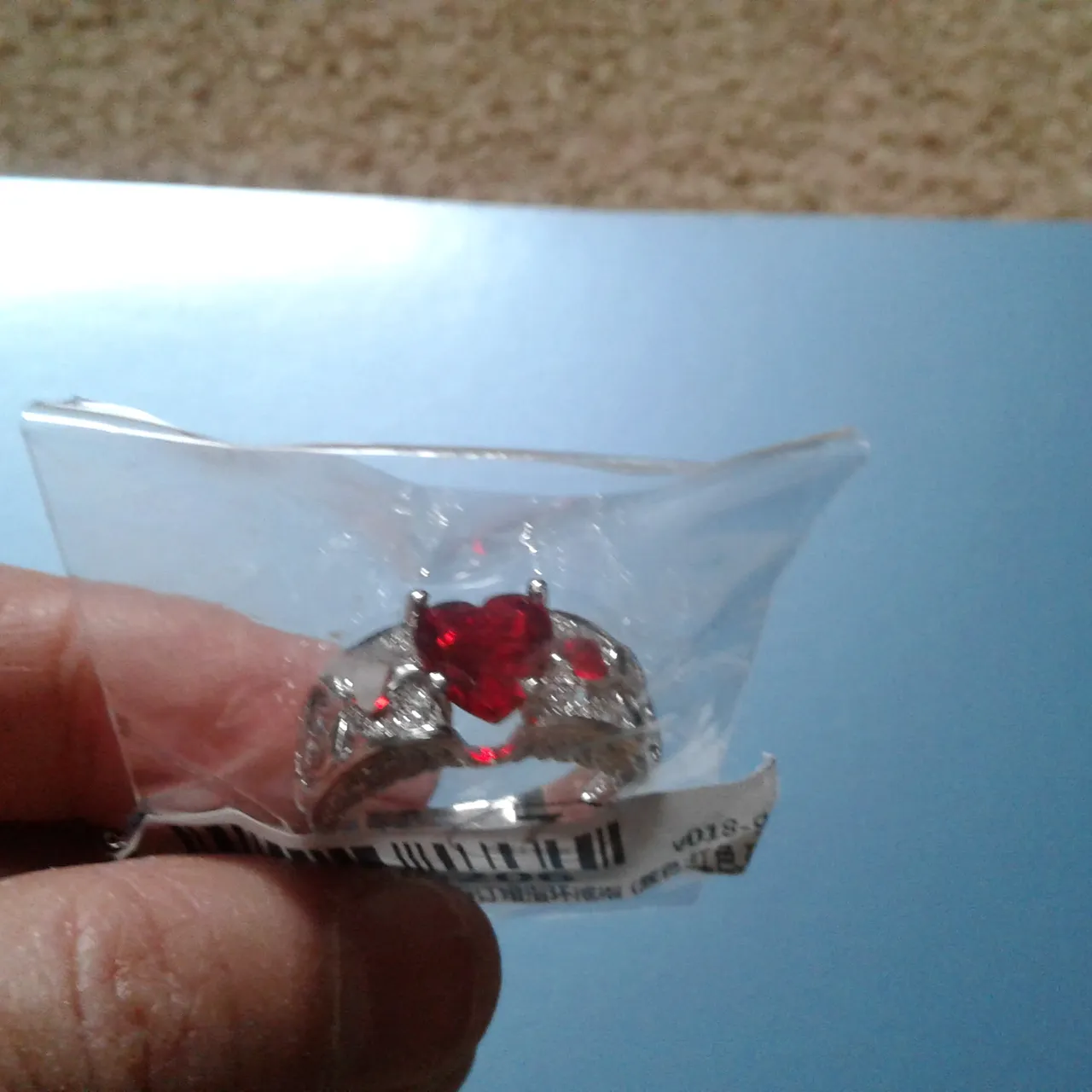 BN Red Heart Ring photo 1