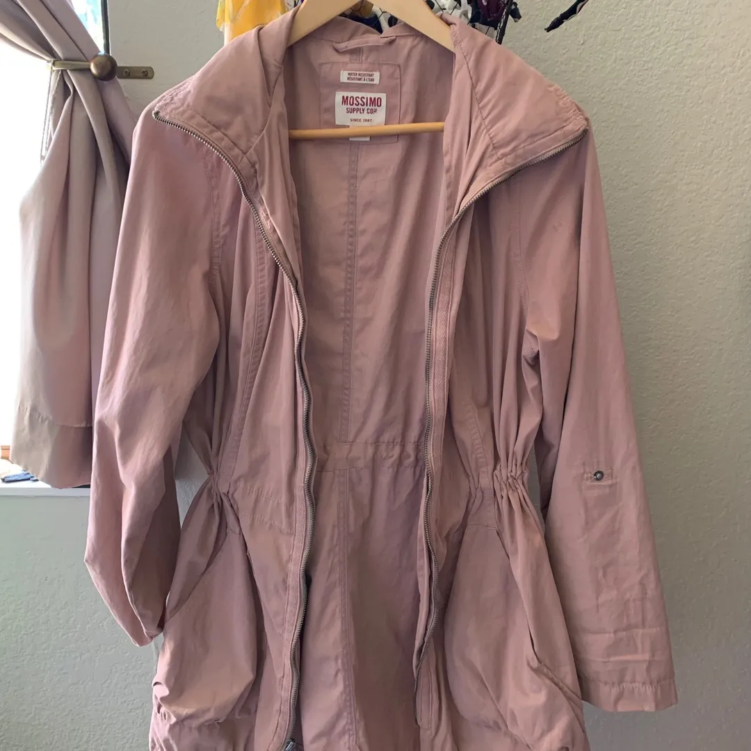 Pink Long Water Resistant Jacket 🧥! photo 1