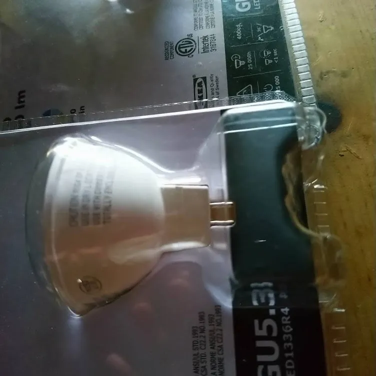 ikea led light bulbs (GU 5.3) photo 4