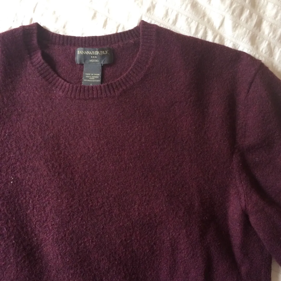 🍇Banana Republic Wool Sweater photo 7