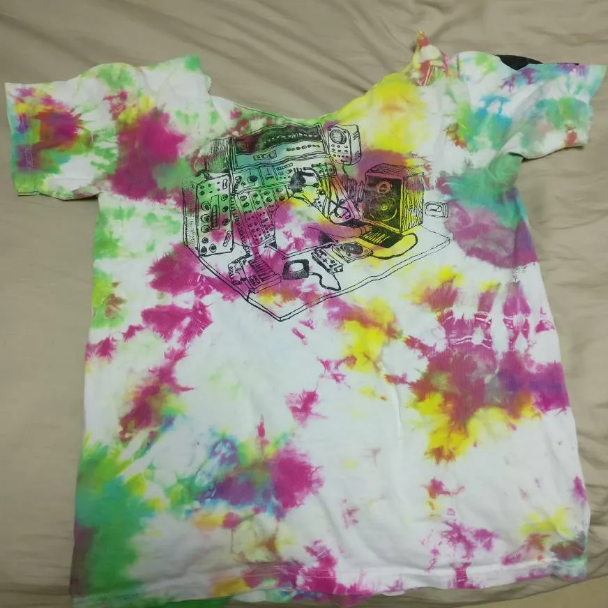 Tie Dye T-Shirt with Graphic photo 1