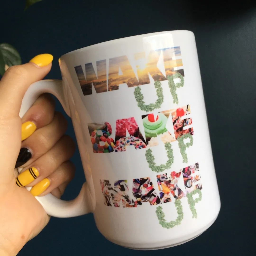 Wake Up, Make Up, Bake Up Mug photo 1