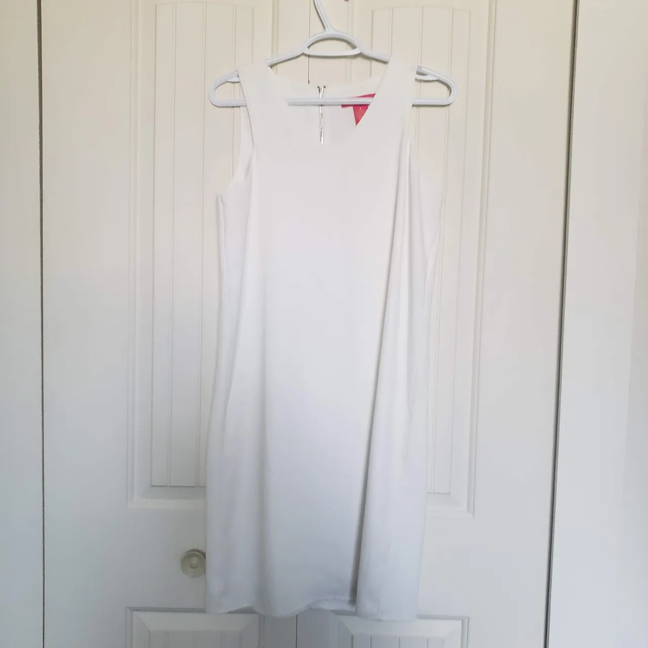 BNWOT - White dress with back zipper detail photo 1