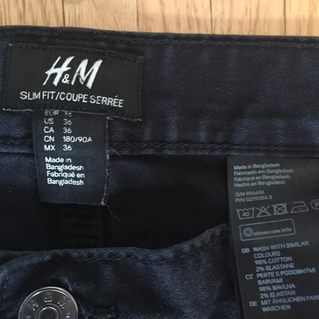 H&M Black Jeans photo 3