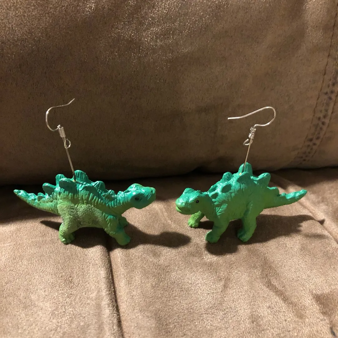 Handmade Dino Ear Rings! :) photo 1