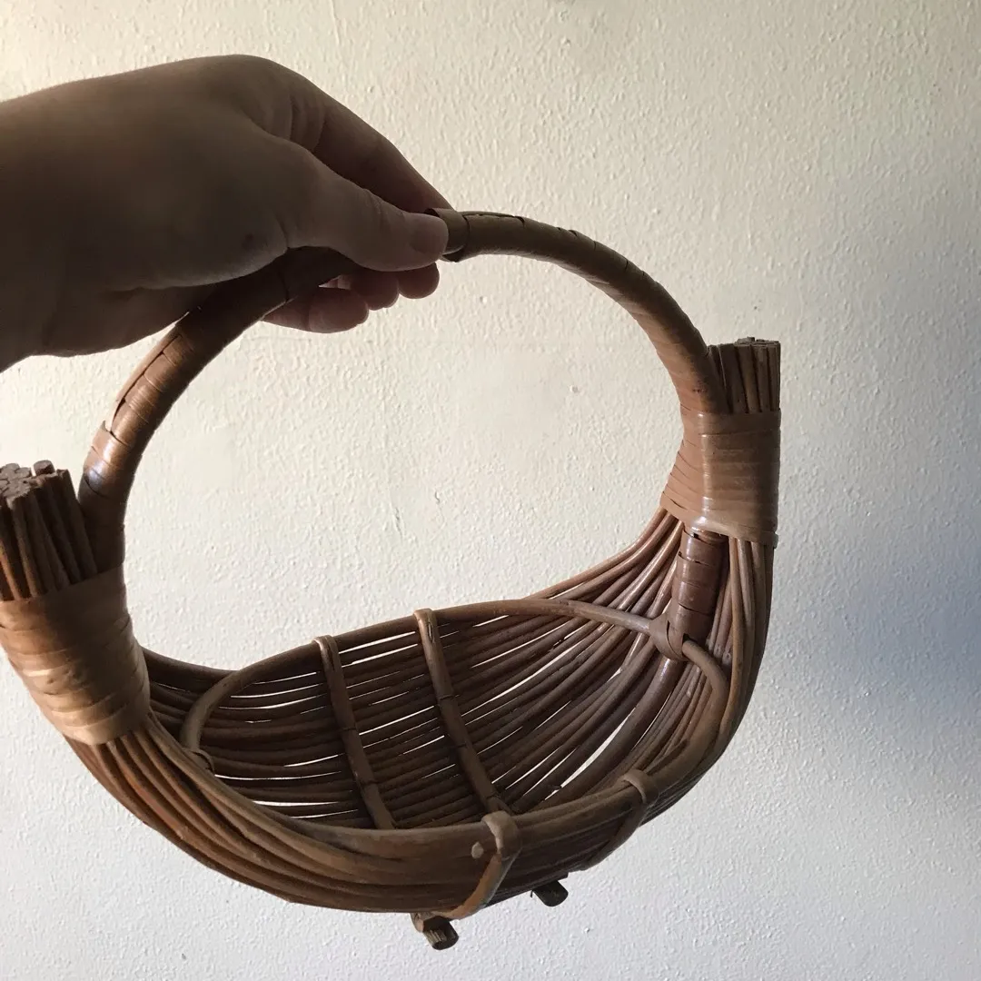 Small Wooden Basket photo 1