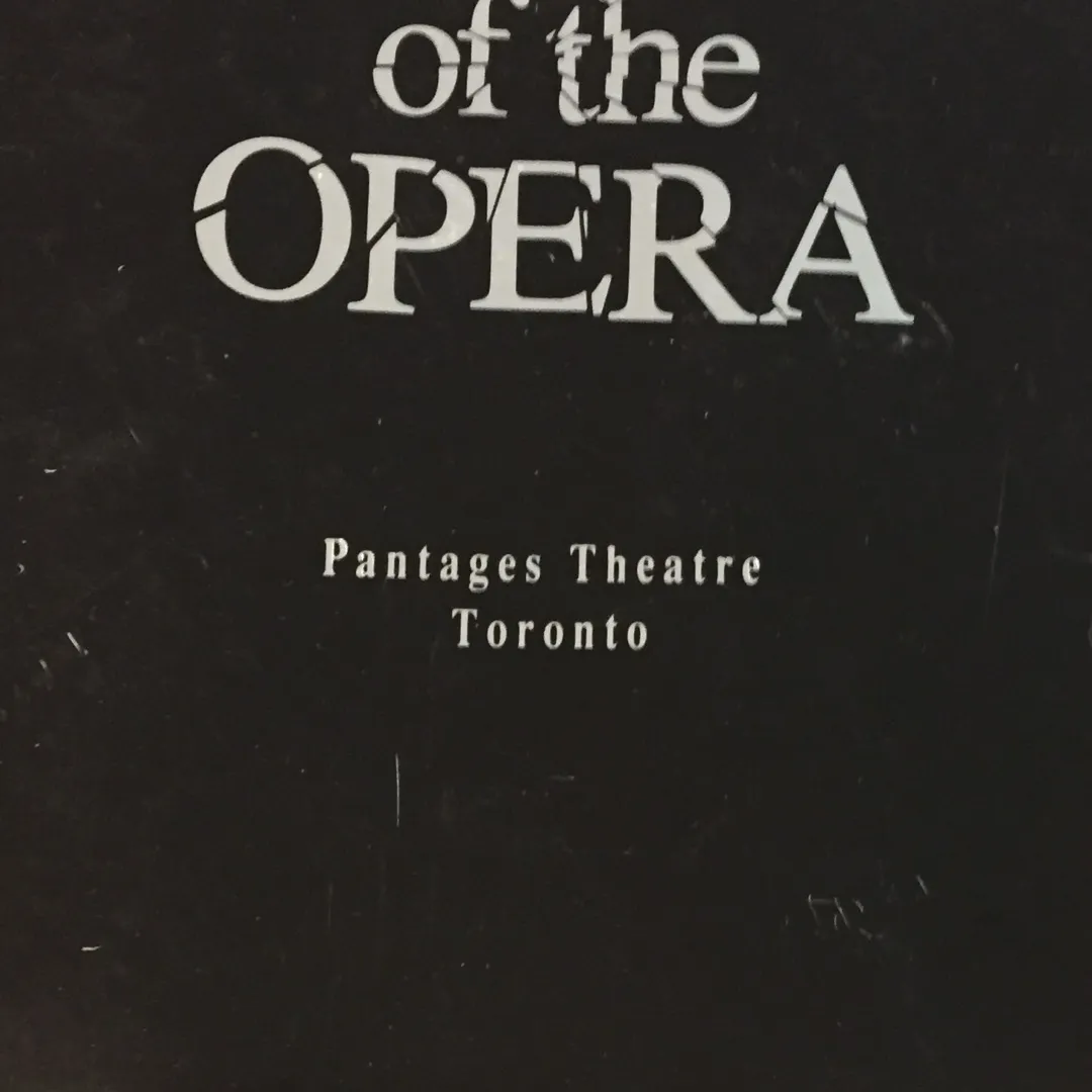 Phantom Of The Opera Playbook photo 1