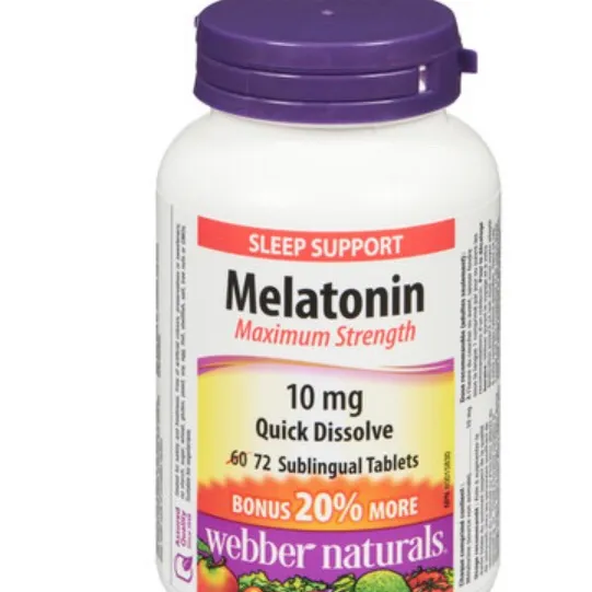 New & Sealed 10mg melatonin webbers Naturals photo 1