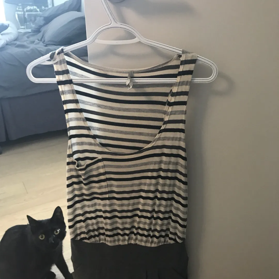H&M Striped Dress Size Small photo 1