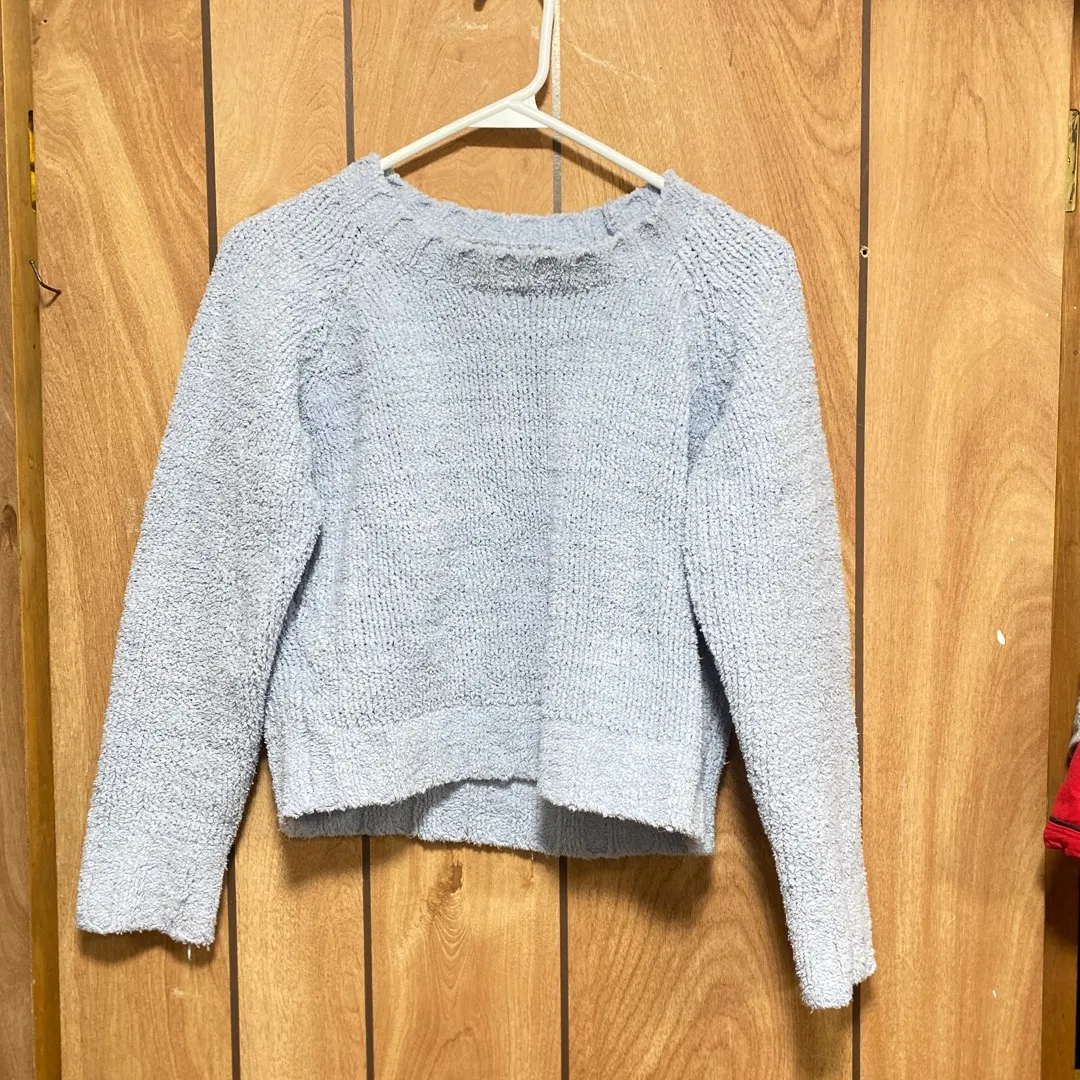 Free Baby Blue Crop Sweater photo 1