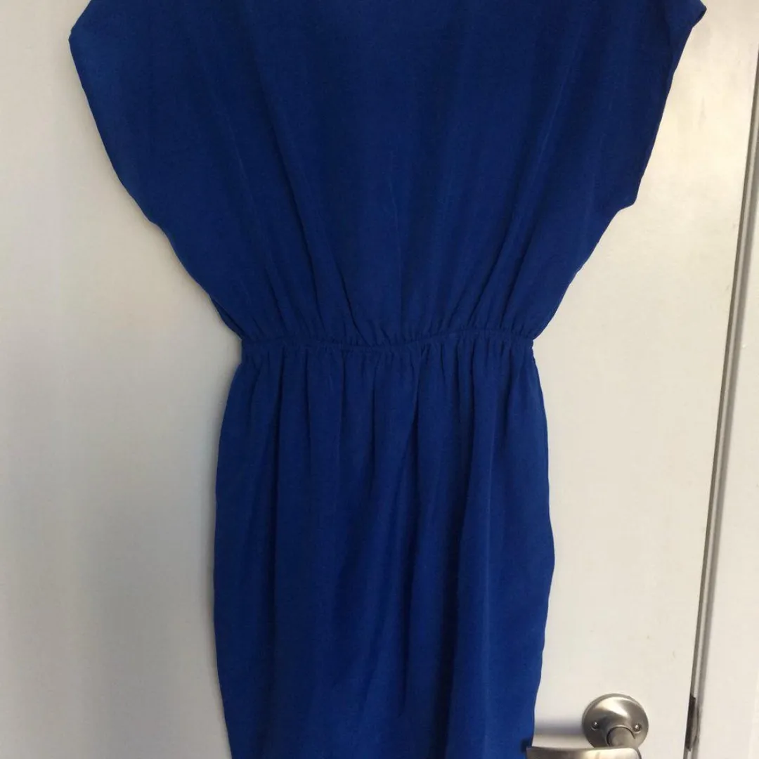 Cobalt royal blue high waist Summer Dress photo 7
