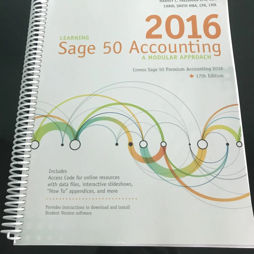 Sage 50 Accounting Software Textbook photo 1