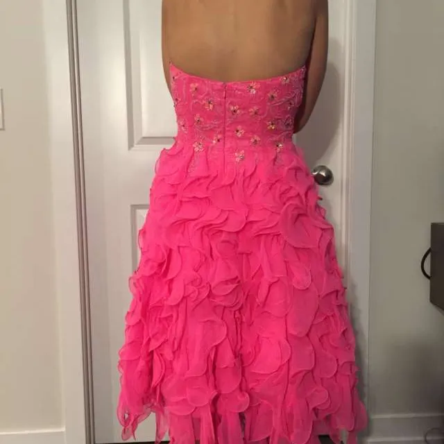 Hot Pink Cocktail Dress photo 4