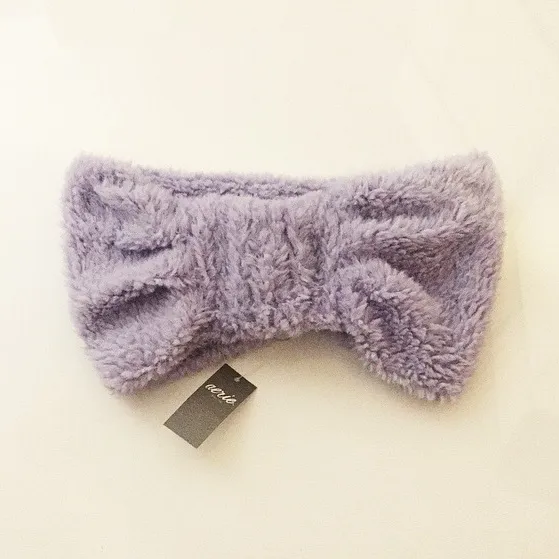 aerie cozy lilac head-warmer photo 1