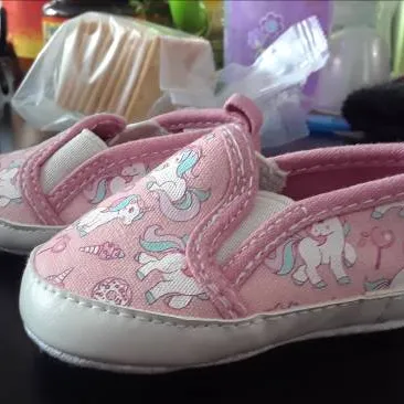 Baby Unicorn Shoes Size 1W photo 3