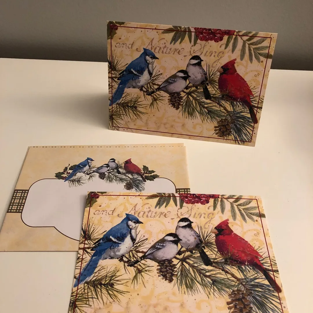2 Holiday Greeting Cards + Envelopes photo 1