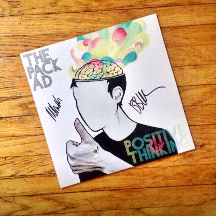 The Pack A.D. - Positive Thinking Vinyl (signed) photo 1