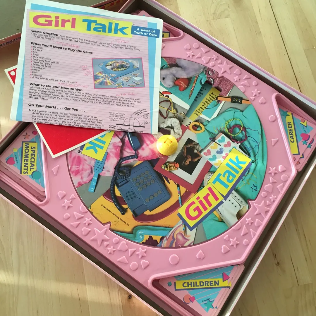 1990s Girl Talk Vintage Board Game photo 3