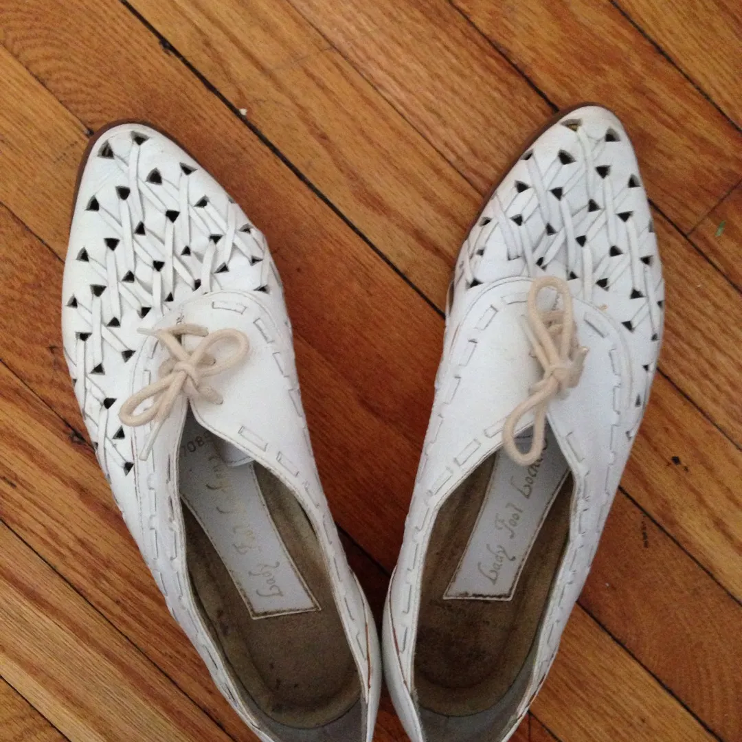 Vintage Woven Leather Shoes photo 1