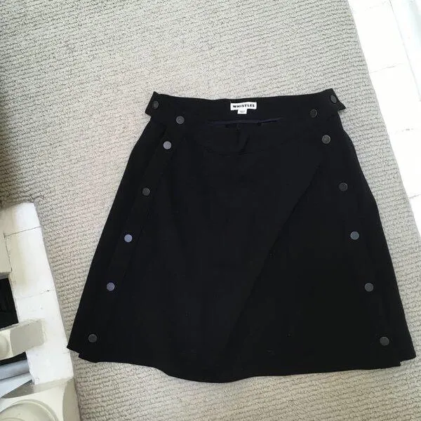 WHISTLES snap button skirt (medium) photo 1