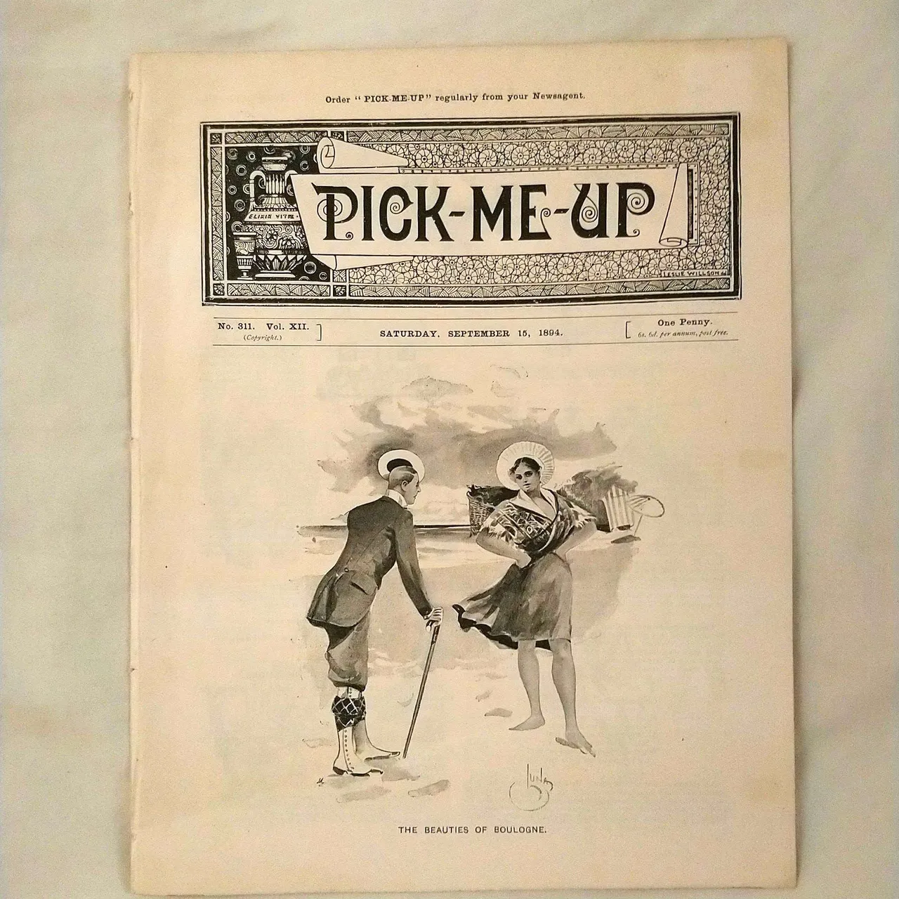 Antique Magazine: Pick-Me-Up - [Sept 15,1894] photo 1