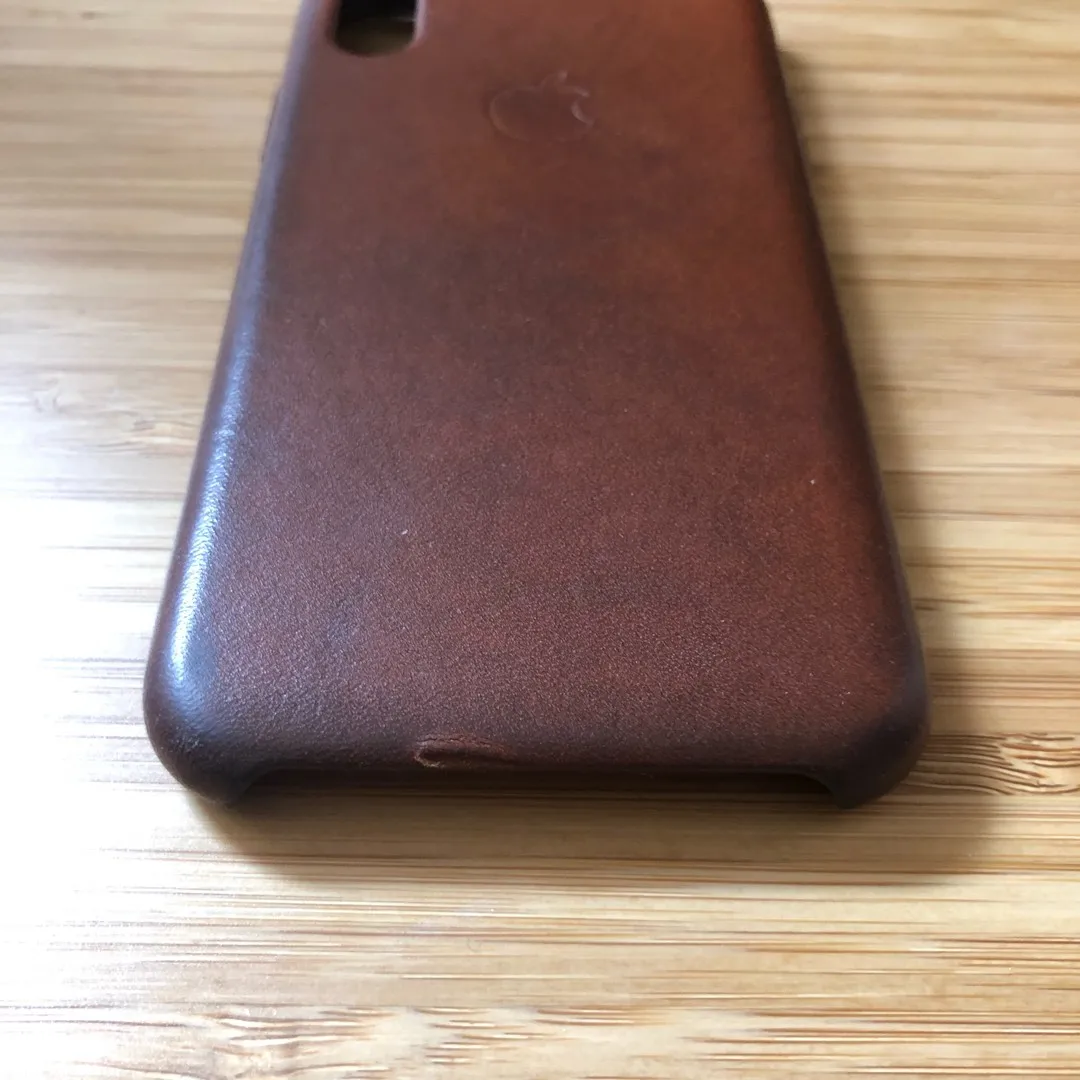 iPhone X Leather case photo 3
