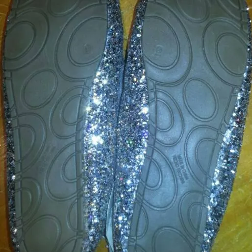 Tragic Silver Sparkle Slippers Mis-Read -- I Thought These We... photo 8