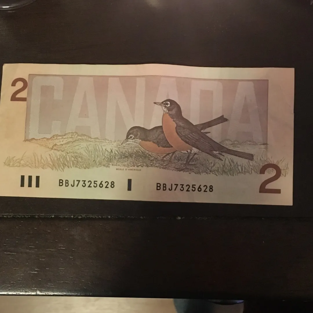 Canada $2 Bill photo 3