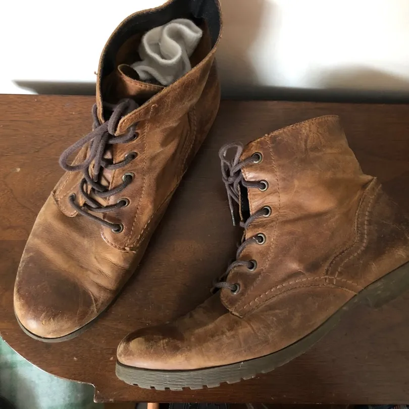Capezio Leather Lace Up Boots photo 1
