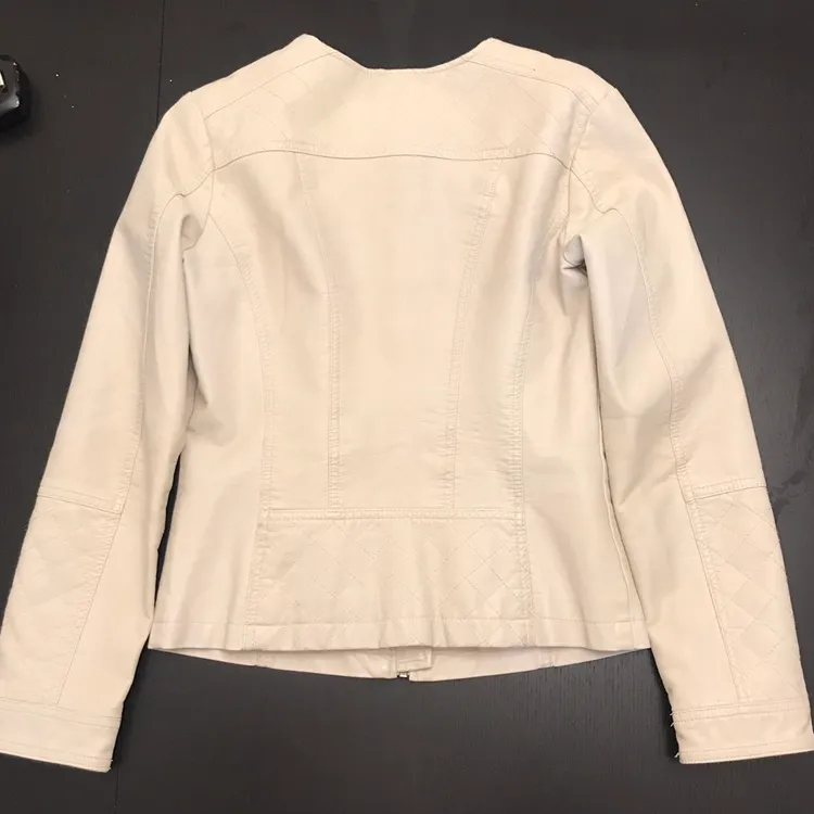 White Leather Jacket - Promod photo 3