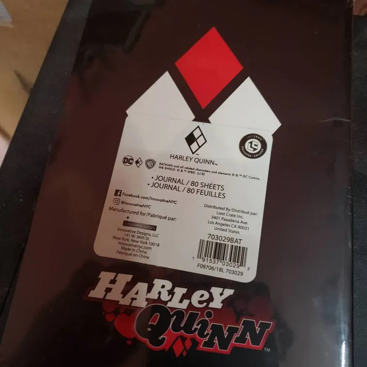 Harley Quinn Notebook photo 3