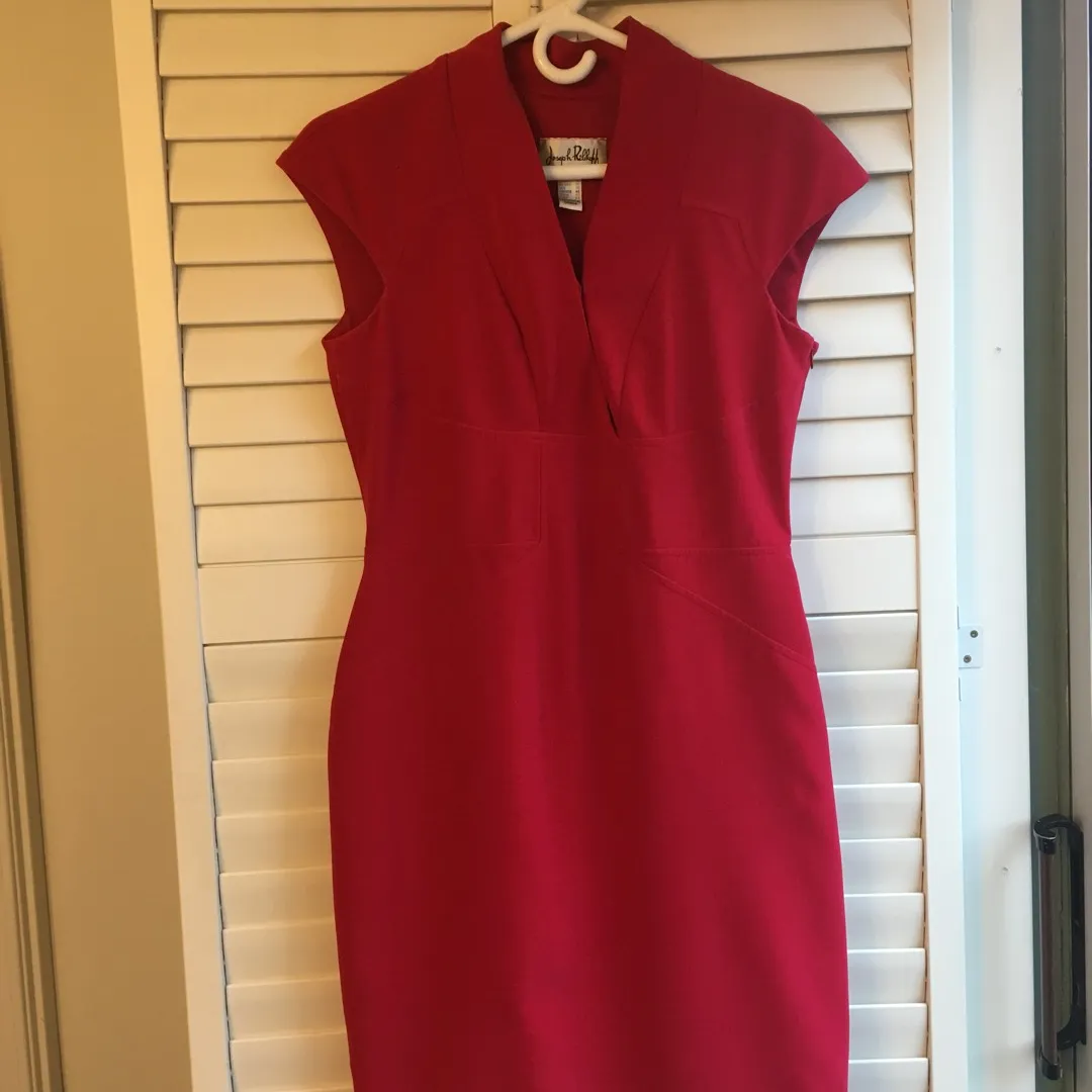 Red Dress Size 10 photo 1