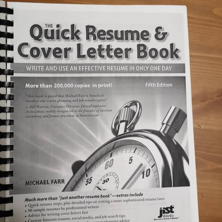 Quick Resume And Cover Letter Book photo 1