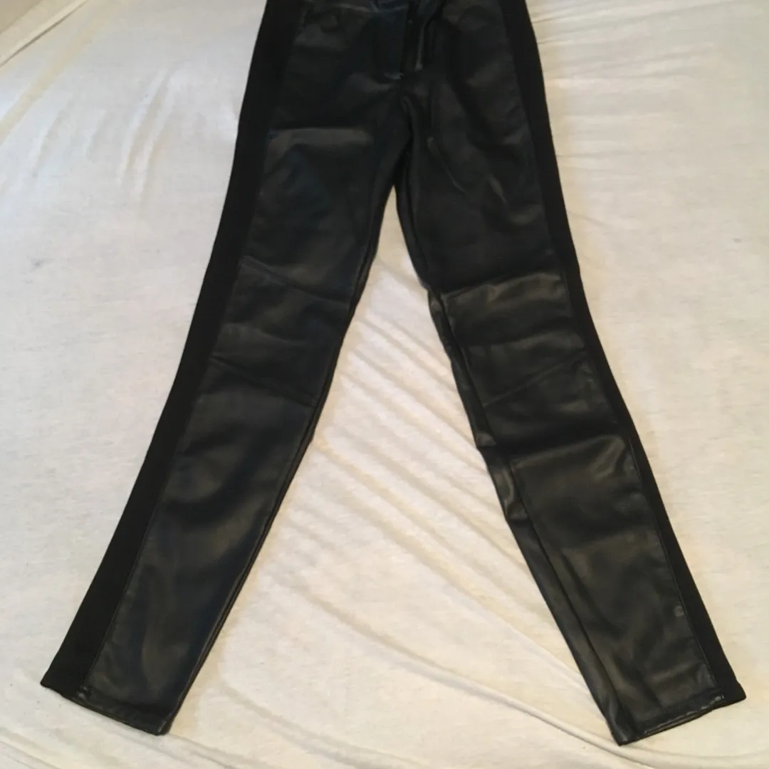 BN Moto Style Vegan Leather Pants photo 1