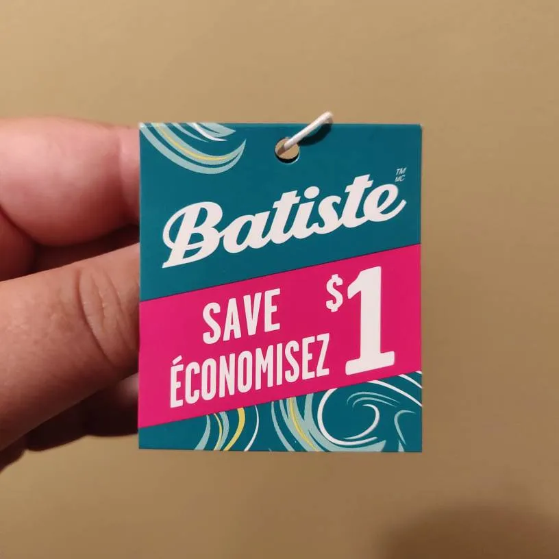 $1 Off Coupon For Batiste Dry Shampoo photo 1